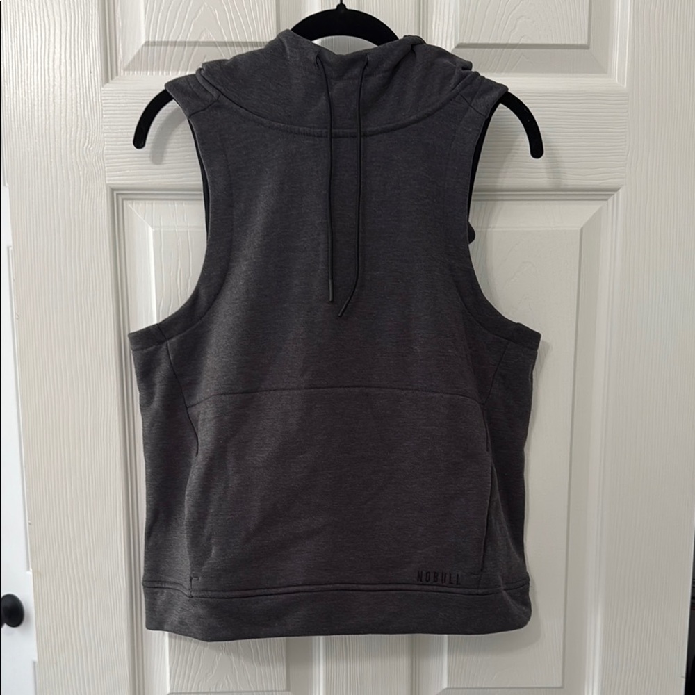 NOBULL Charcoal Sleeveless Hoodie